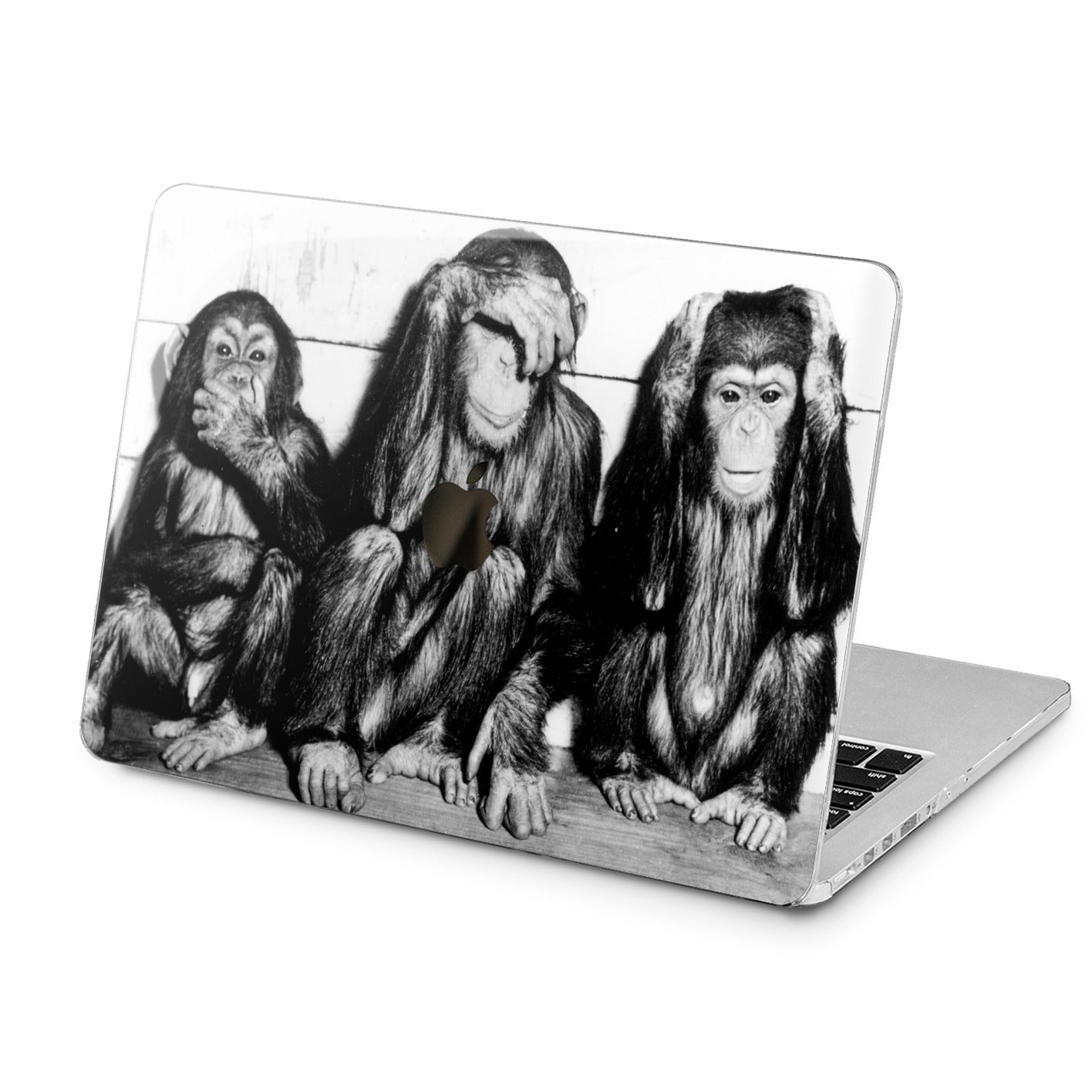 Lex Altern Lex Altern Three Wise Monkeys Case for your Laptop Apple Macbook.