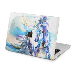 Lex Altern Lex Altern Horse Watercolor Case for your Laptop Apple Macbook.