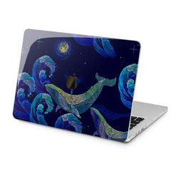 Lex Altern Lex Altern Painted Whale Case for your Laptop Apple Macbook.