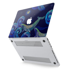 Lex Altern Hard Plastic MacBook Case Painted Whale