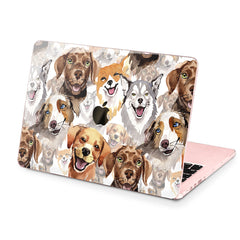 Lex Altern Hard Plastic MacBook Case Happy Dogs