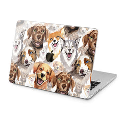 Lex Altern Lex Altern Happy Dogs Case for your Laptop Apple Macbook.