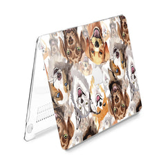 Lex Altern Hard Plastic MacBook Case Happy Dogs