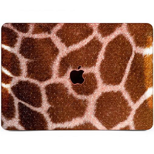 Lex Altern MacBook Glitter Case Giraffe Print