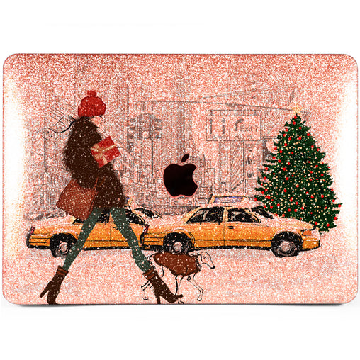 Lex Altern MacBook Glitter Case Winter Walk