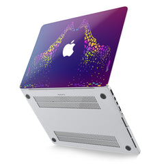Lex Altern Hard Plastic MacBook Case Abstract Giraffes