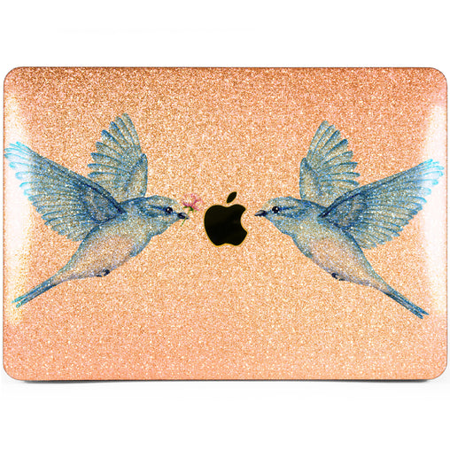 Lex Altern MacBook Glitter Case Spring Birds