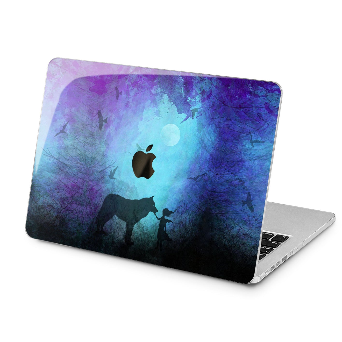 Lex Altern Lex Altern Girl and Wolf Case for your Laptop Apple Macbook.