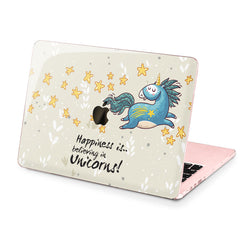 Lex Altern Hard Plastic MacBook Case Happy Unicorn