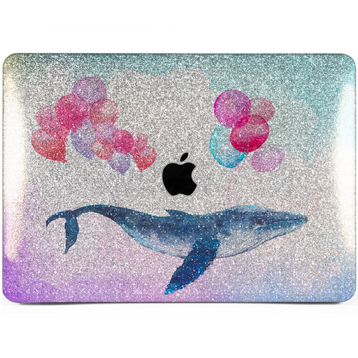Lex Altern MacBook Glitter Case Flying Whale
