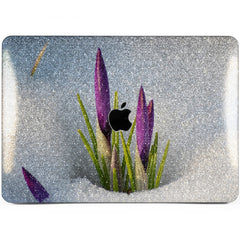 Lex Altern MacBook Glitter Case Purple Snowdrop