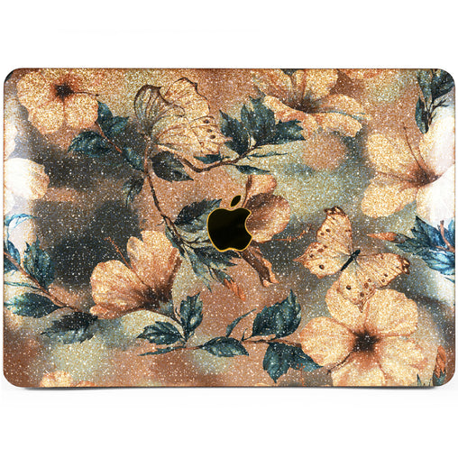 Lex Altern MacBook Glitter Case Watercolor Bloom