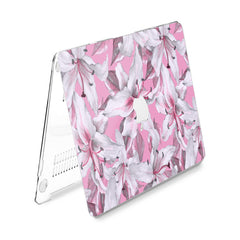 Lex Altern Hard Plastic MacBook Case Pink Lilies