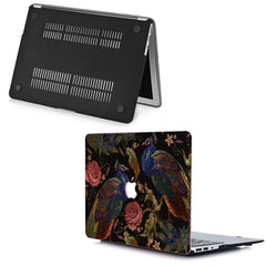 Lex Altern MacBook Glitter Case Floral Peacock