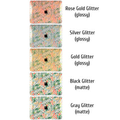 Lex Altern MacBook Glitter Case Wildflower Pattern