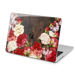 Lex Altern Lex Altern Red Flowers Case for your Laptop Apple Macbook.