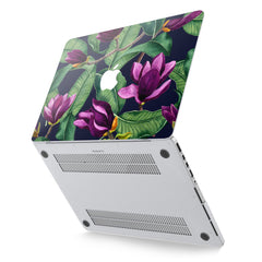 Lex Altern Hard Plastic MacBook Case Purple Magnolia