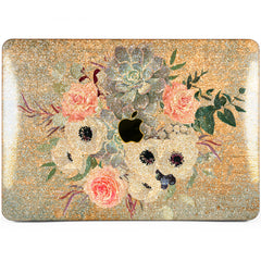 Lex Altern MacBook Glitter Case Succulent Bouquet
