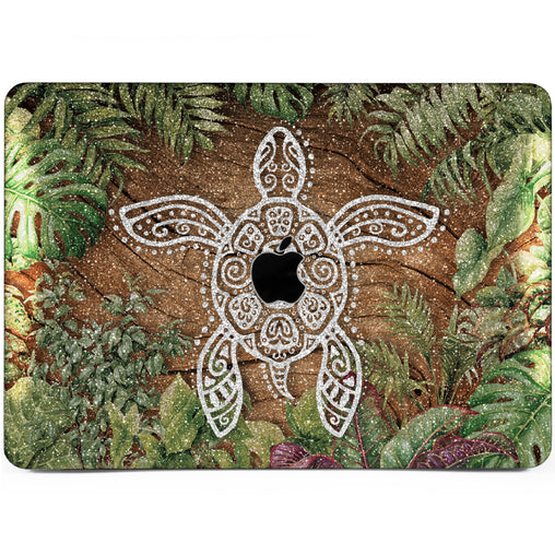 Lex Altern MacBook Glitter Case Exotic Turtle