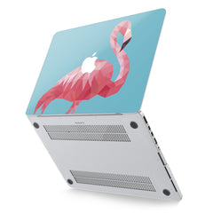 Lex Altern Hard Plastic MacBook Case Abstract Flamingo