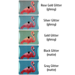 Lex Altern MacBook Glitter Case Abstract Flamingo