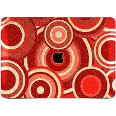 Lex Altern MacBook Glitter Case Red Circles
