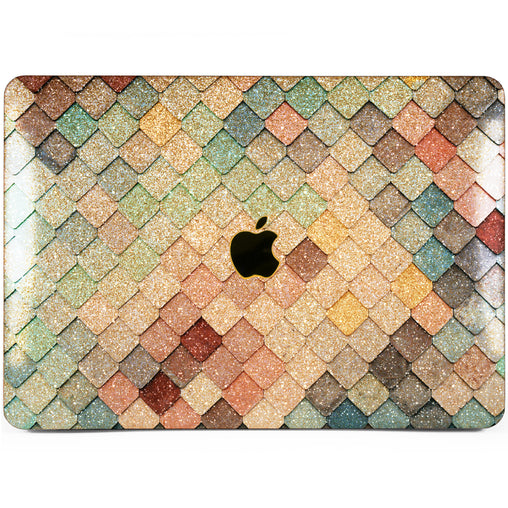Lex Altern MacBook Glitter Case Geometric Pattern
