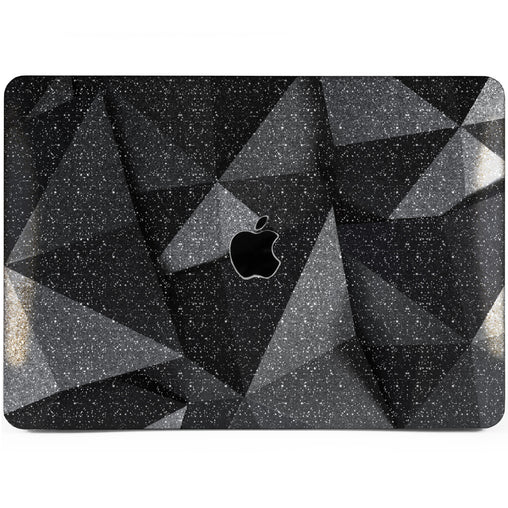 Lex Altern MacBook Glitter Case Black Texture