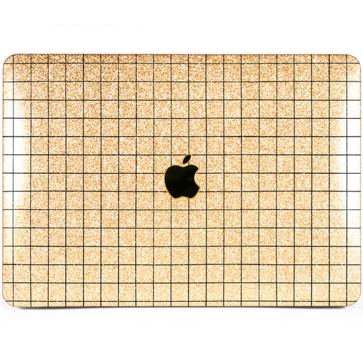 Lex Altern MacBook Glitter Case Checkered Design