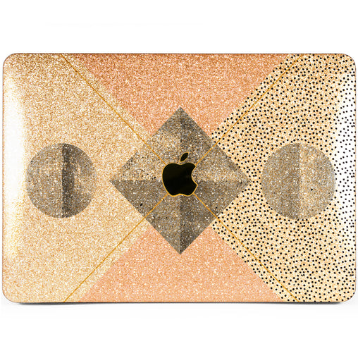Lex Altern MacBook Glitter Case Pastel Geometry