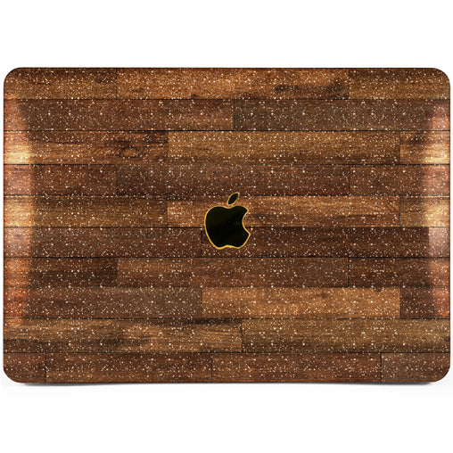 Lex Altern MacBook Glitter Case Wood Parquet Texture