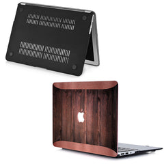 Lex Altern MacBook Glitter Case Wooden Design