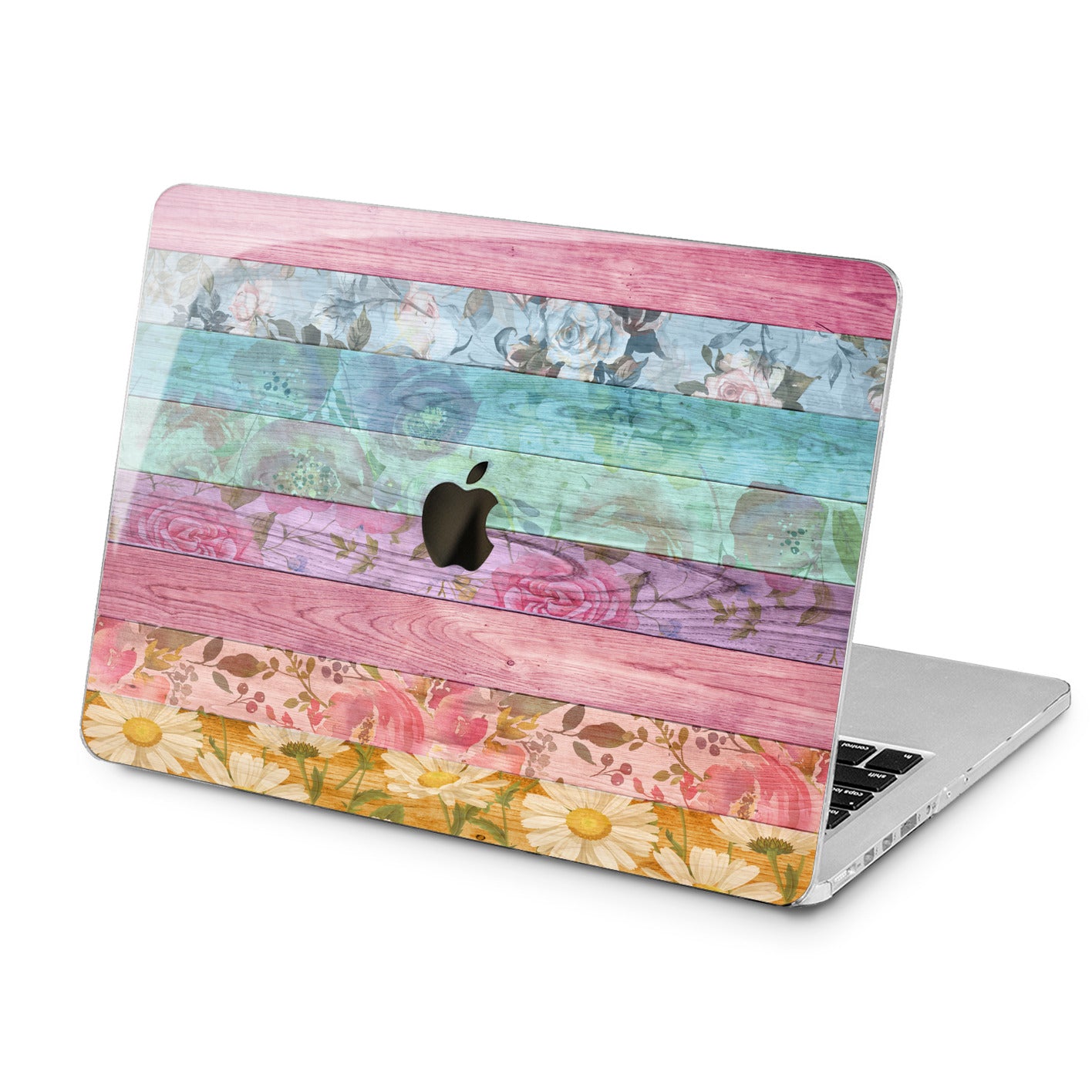Lex Altern Lex Altern Colorful Floral Wood Case for your Laptop Apple Macbook.