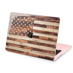 Lex Altern Hard Plastic MacBook Case American Flag