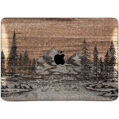 Lex Altern MacBook Glitter Case Scenery Wood