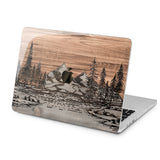 Lex Altern Hard Plastic MacBook Case Scenery Wood