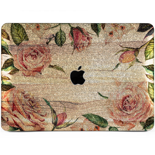 Lex Altern MacBook Glitter Case Rose Design