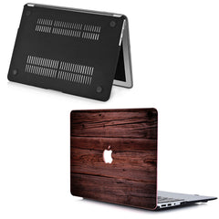 Lex Altern MacBook Glitter Case Oak Texture
