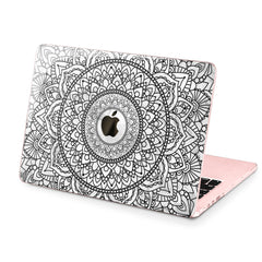 Lex Altern Hard Plastic MacBook Case Marble Mandala