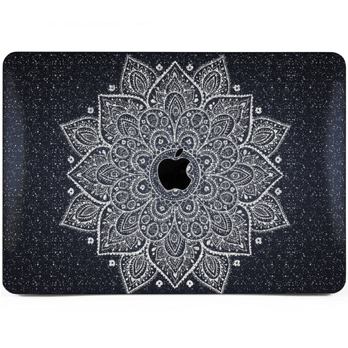Lex Altern MacBook Glitter Case Mandala Flower