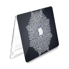 Lex Altern Hard Plastic MacBook Case Mandala Flower