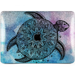 Lex Altern MacBook Glitter Case Tribal Turtle