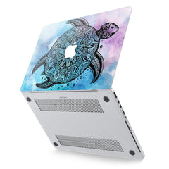 Lex Altern Hard Plastic MacBook Case Tribal Turtle