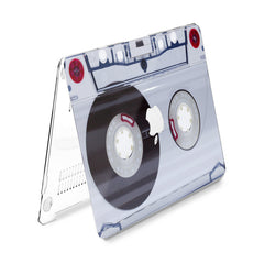 Lex Altern Hard Plastic MacBook Case White Cassette