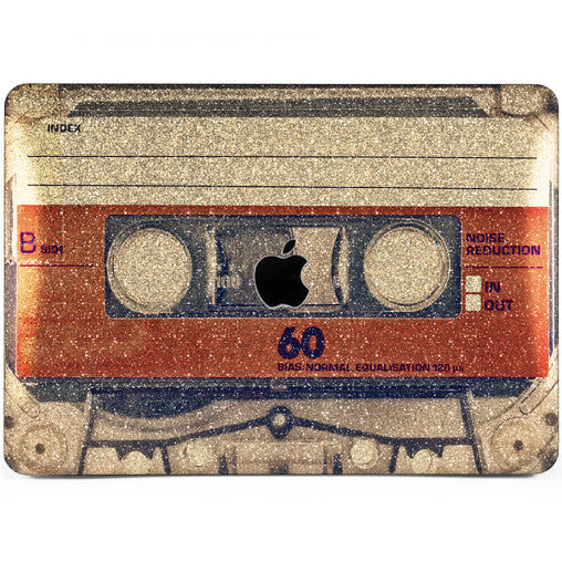 Lex Altern MacBook Glitter Case Vintage Cassette