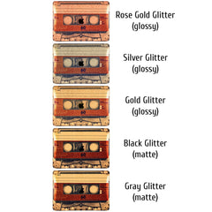 Lex Altern MacBook Glitter Case Vintage Cassette