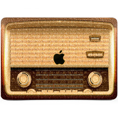 Lex Altern MacBook Glitter Case Old Fashioned Radio