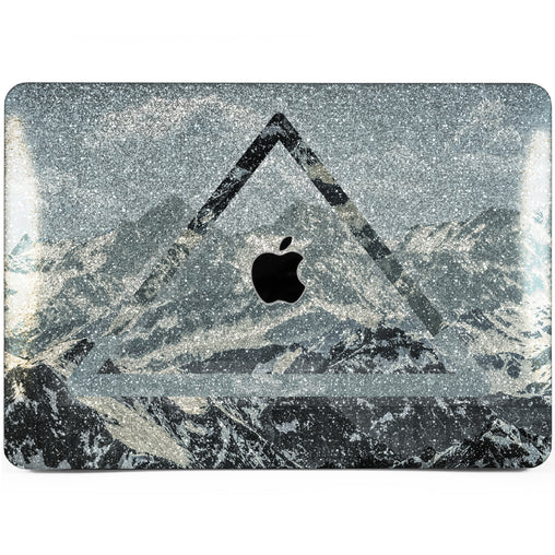 Lex Altern MacBook Glitter Case Mountain Triangle