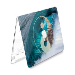 Lex Altern Hard Plastic MacBook Case Ying Yang Wave