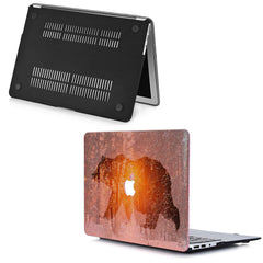 Lex Altern MacBook Glitter Case Forest Bear